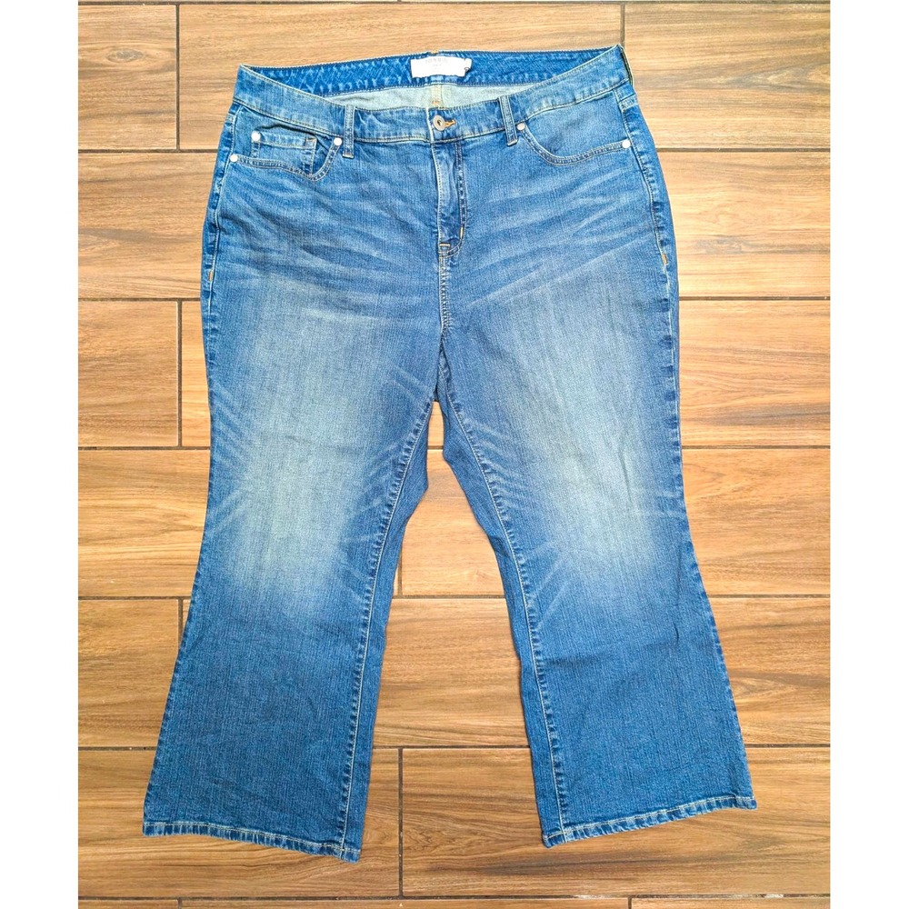 Torrid First at Fit Women's Size 18 Bootcut Jeans Medium Wash Stretch Denim